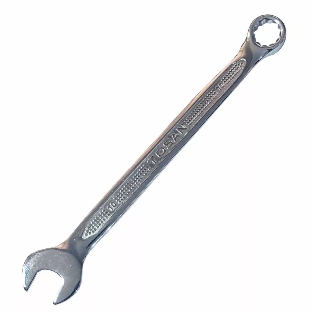 آچار یکسر تخت و یکسر رینگی توسن مدل TI101-10 سایز 10 میلی متر