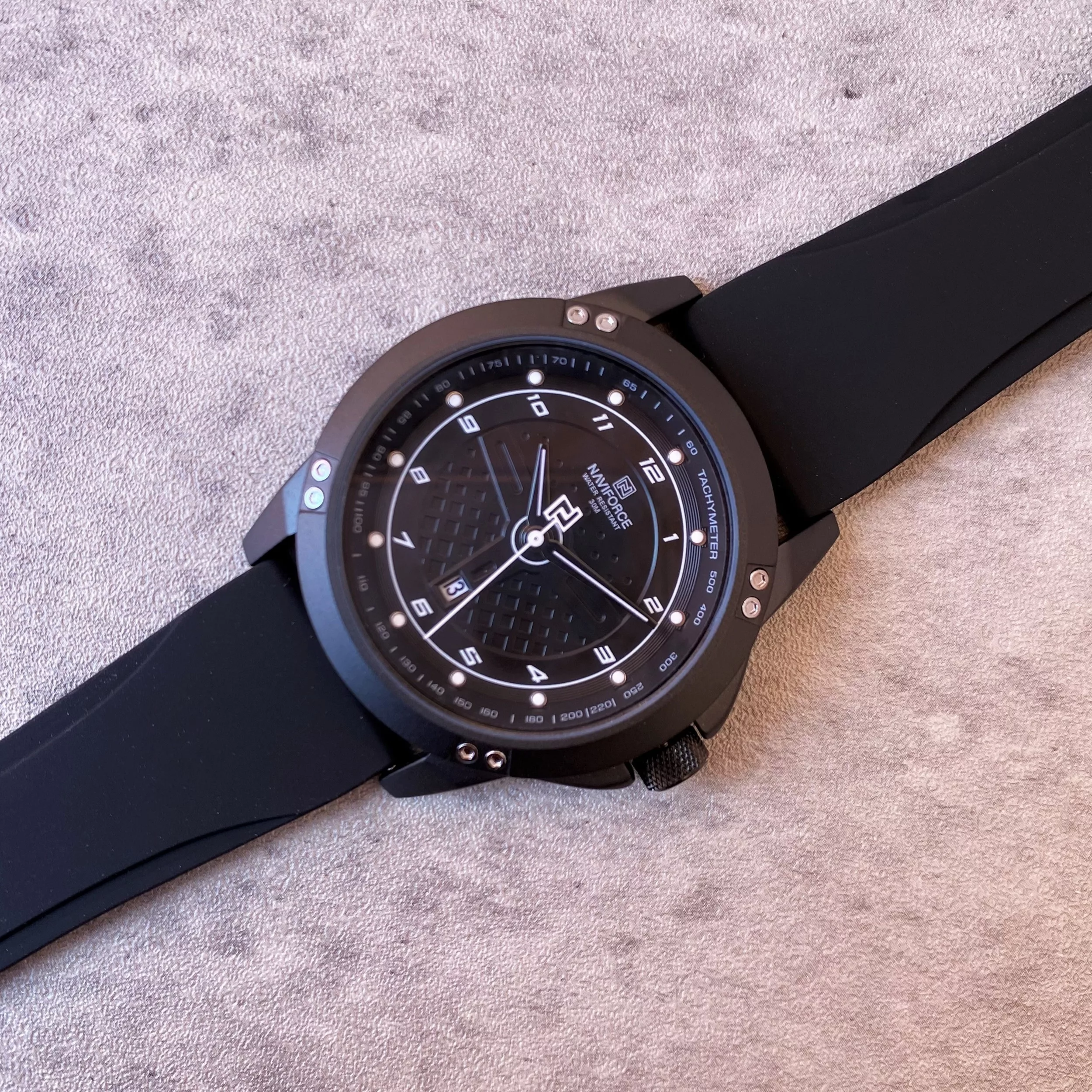 ساعت مچی عقربه‌ای مردانه نیوی فورس مدل NF8031 BWB