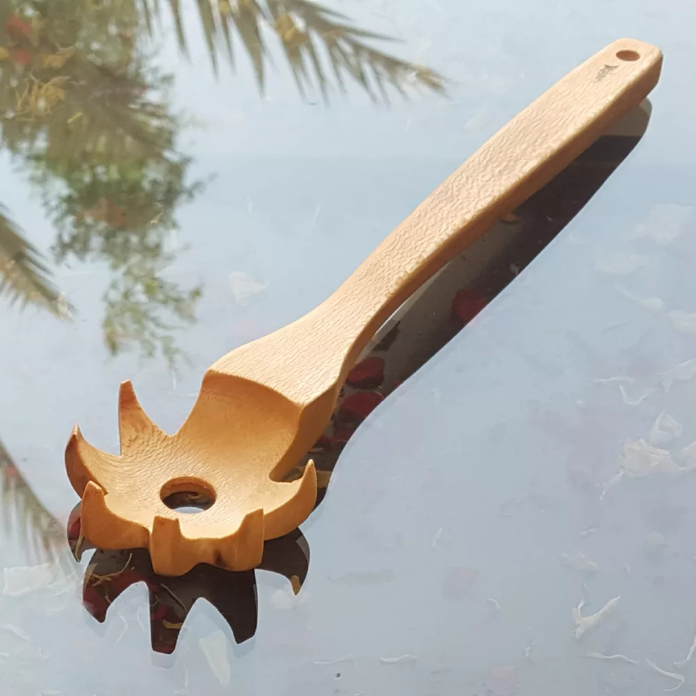 سرویس کفگیر و ملاقه 7 پارچه چوبلمه مدل Z7