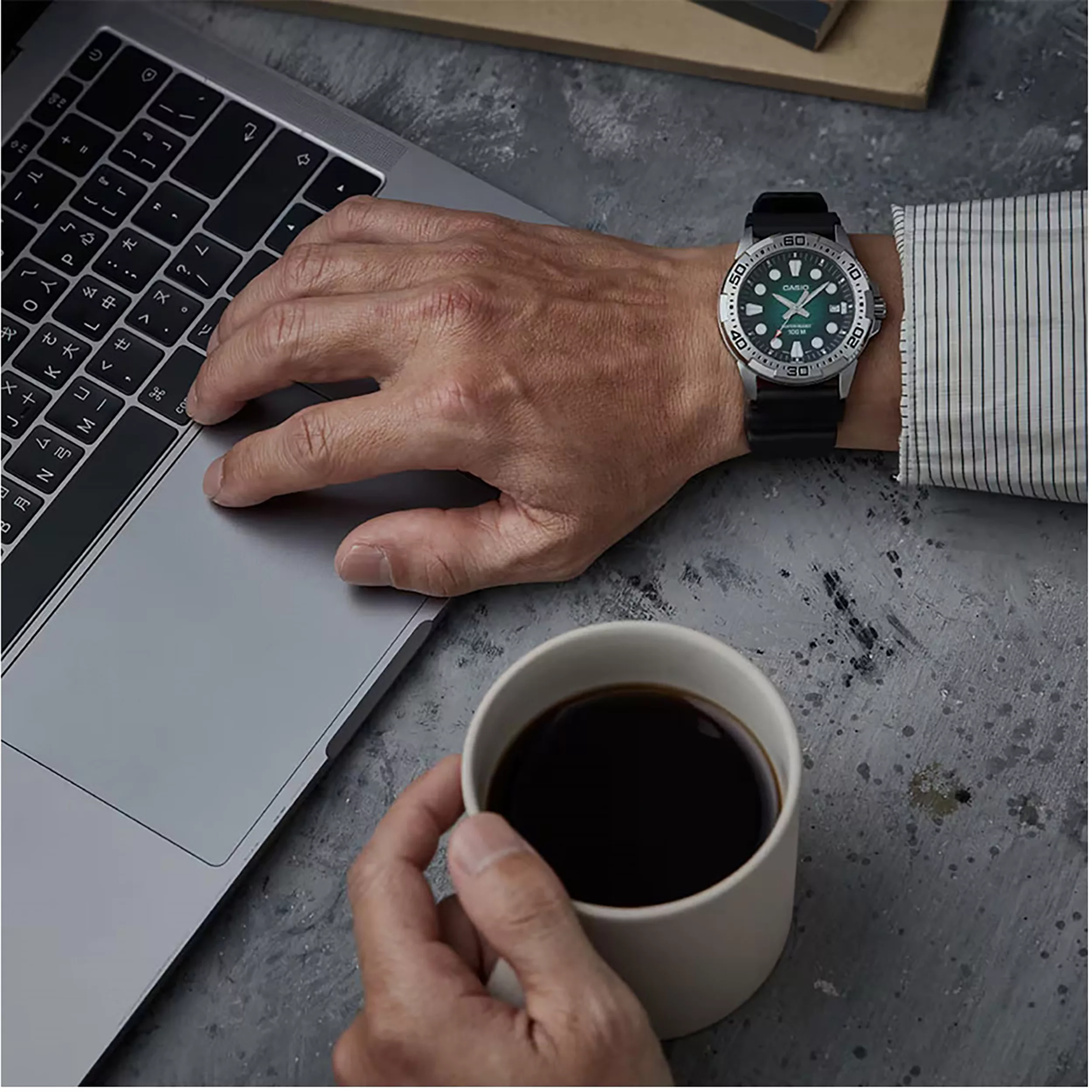 ساعت مچی عقربه‌ای کوارتز مردانه کاسیو مدل MTD-140-3A