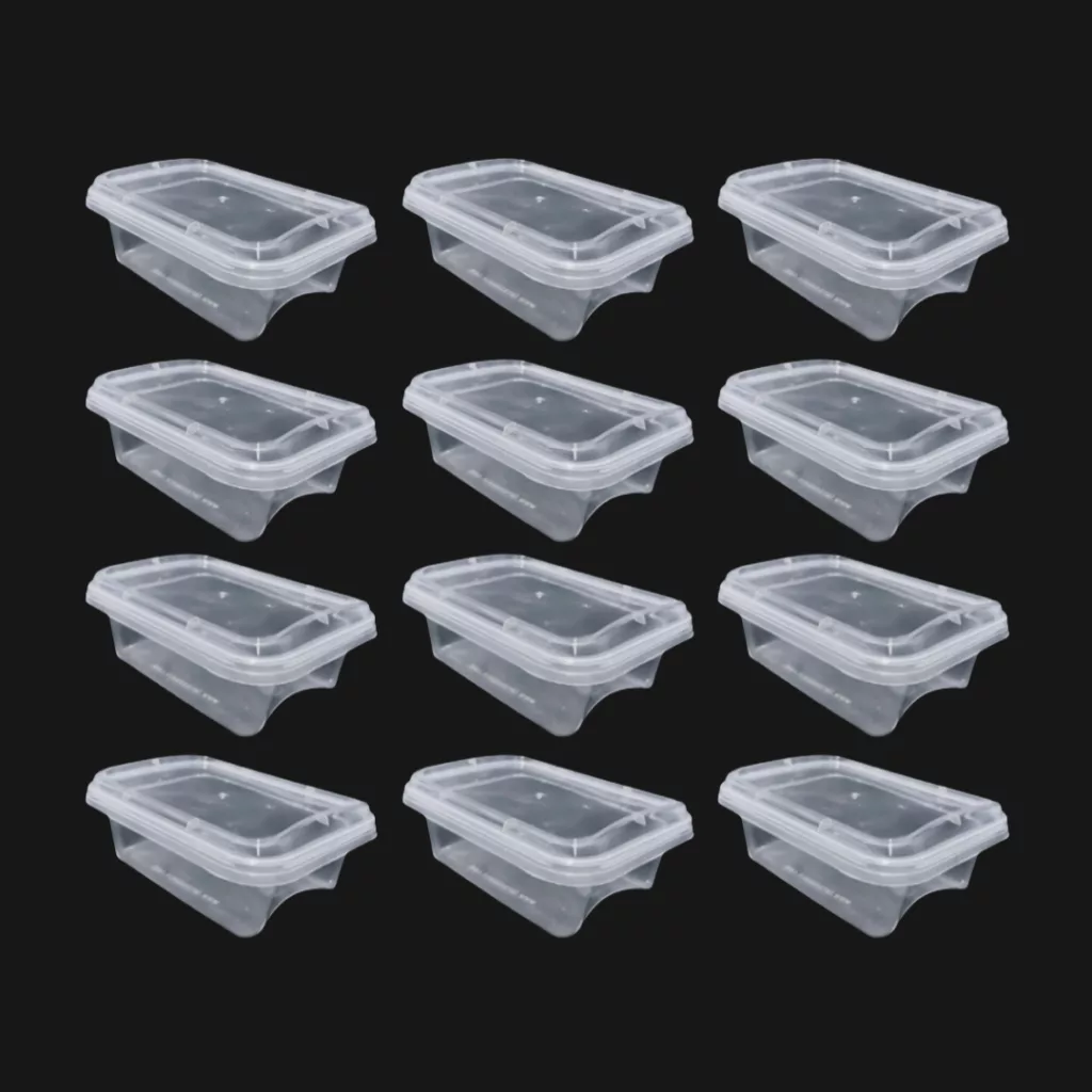 ظرف نگهدارنده مدل فریزری کد 200cc مجموعه 12 عددی