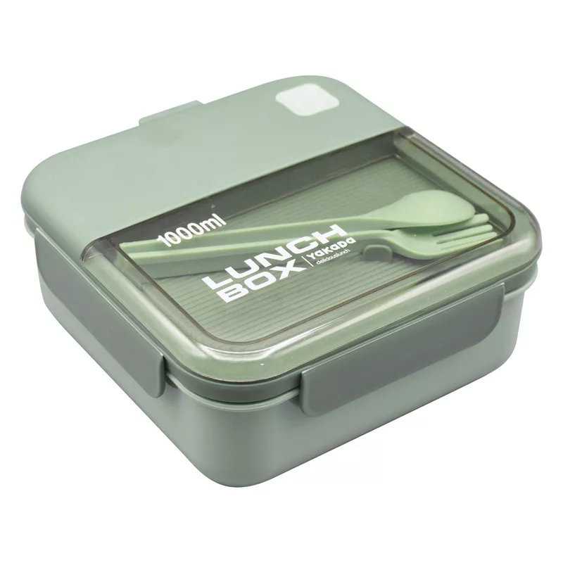 ظرف غذا مدل GS-M-234572 به همراه قاشق و چنگال