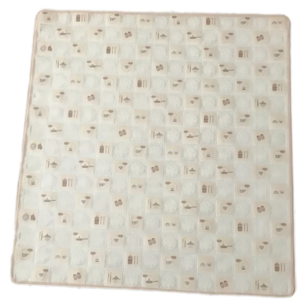 سفره 4 نفره مدل رویال طرح گیپور کد 04 سایز 100×100 سانتی متر