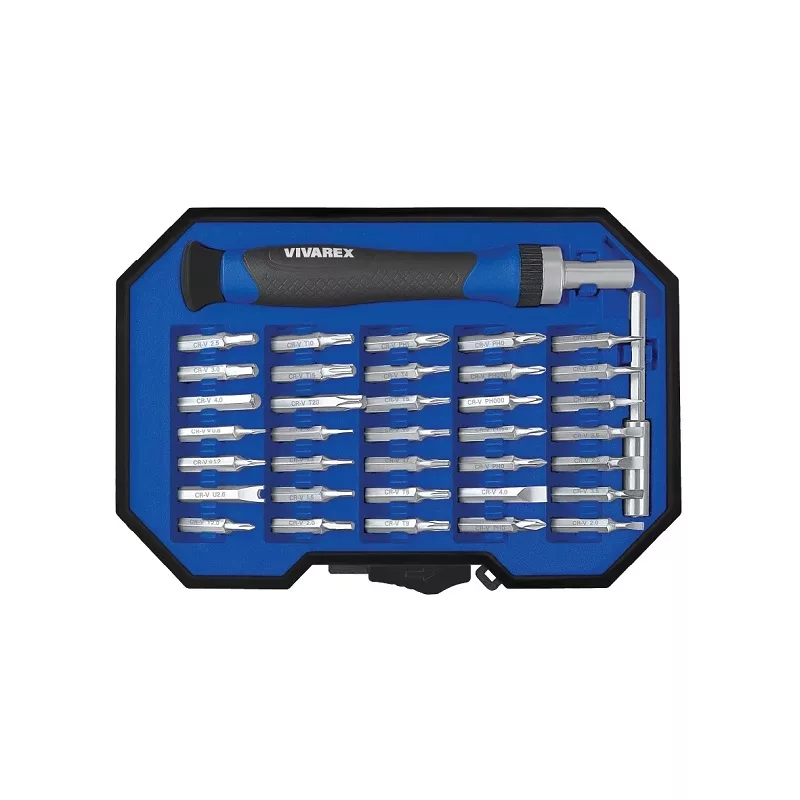 پیچ گوشتی ویوارکس مدل vr-3765-sd مجموعه 37 عددی