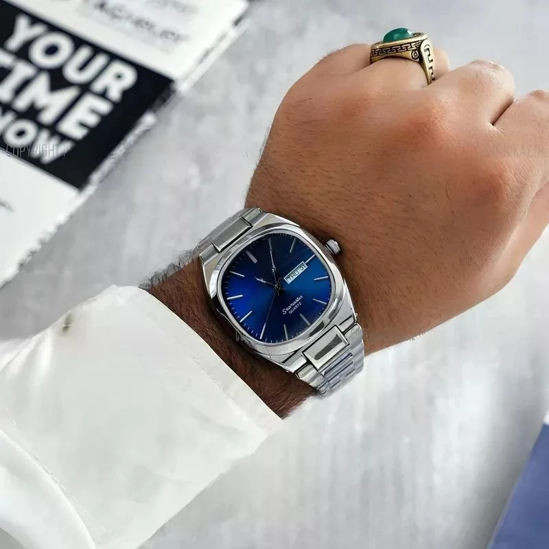 ساعت مچی عقربه‌ای کوارتز مردانه مدل کلاسیک دی دیت کد 001