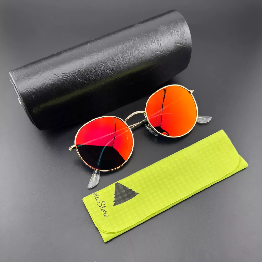 عینک آفتابی گرد مدل 3447-2 Polarized Apricot