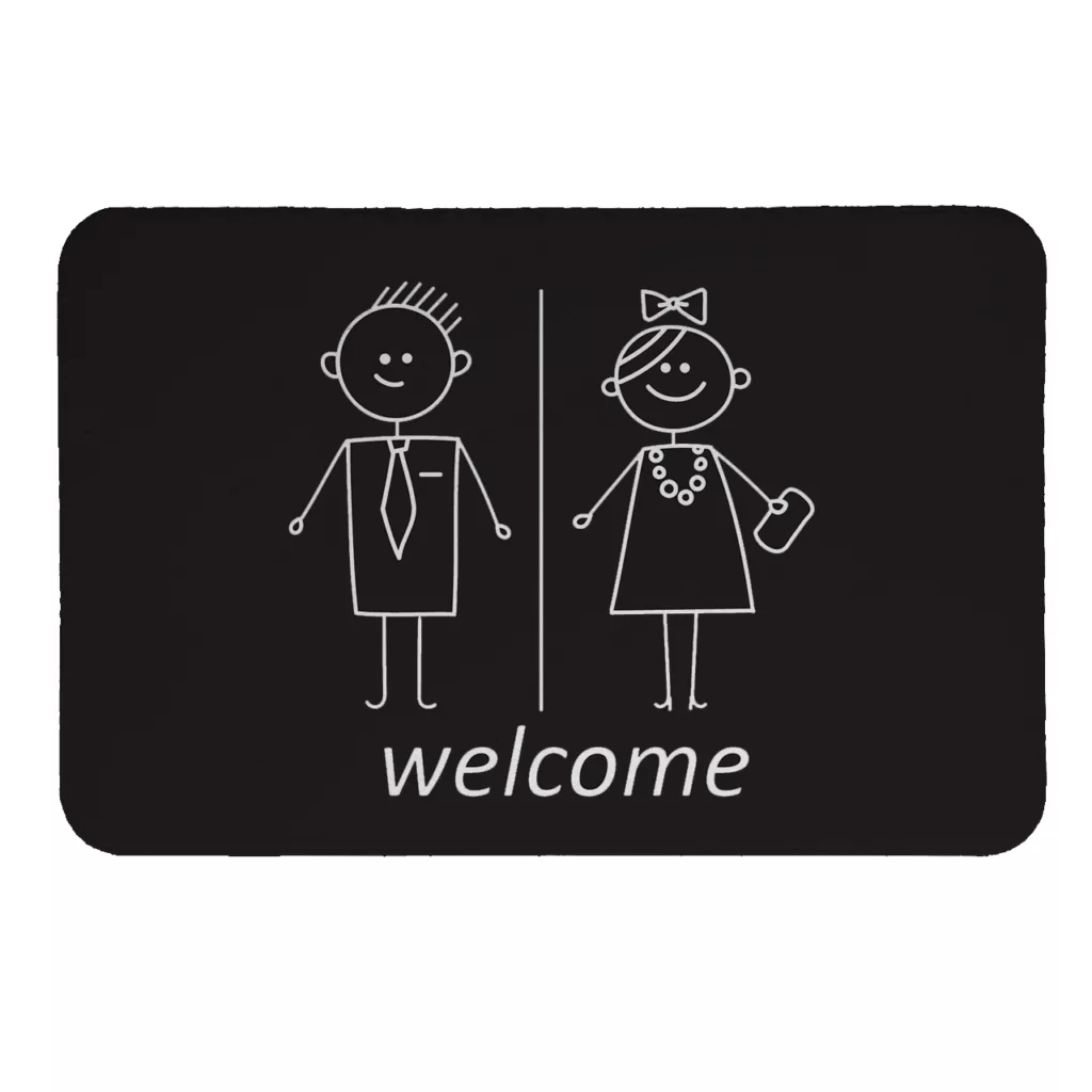 پادری طرح welcome کد 8410 سایز 80 × 50 سانتی متر