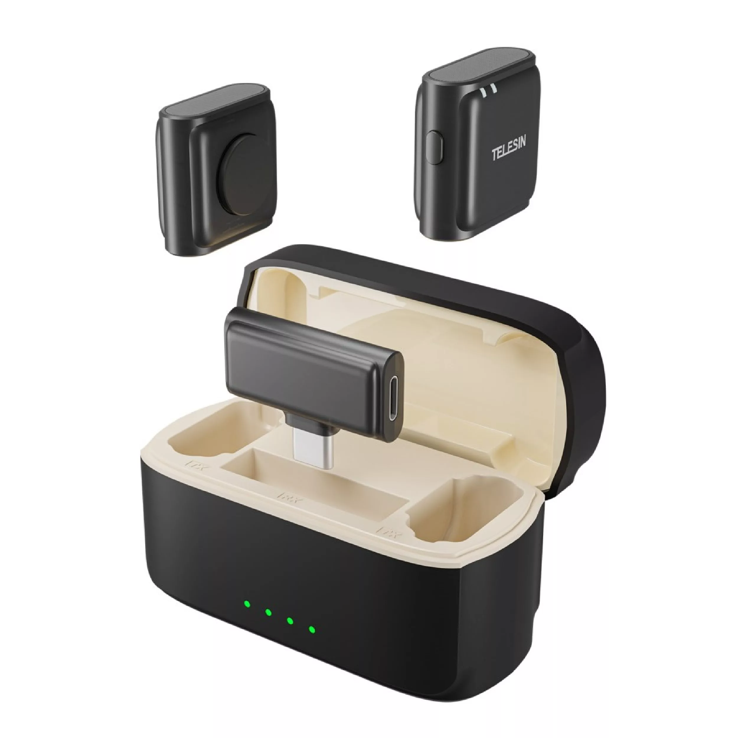 ست میکروفن بی سیم تلسین مدل P5-MCP-01 با درگاه اتصال Type-C