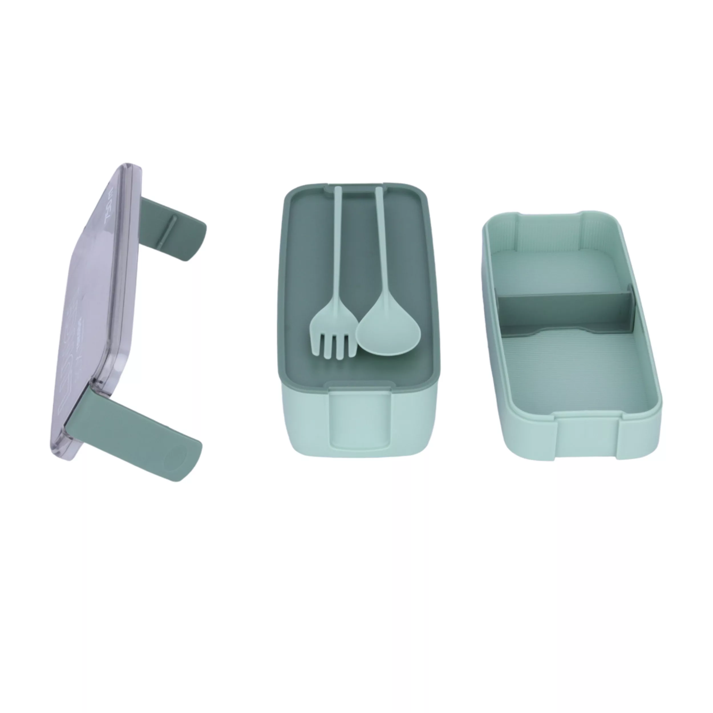 ظرف غذا مدل 750 به همراه قاشق و چنگال