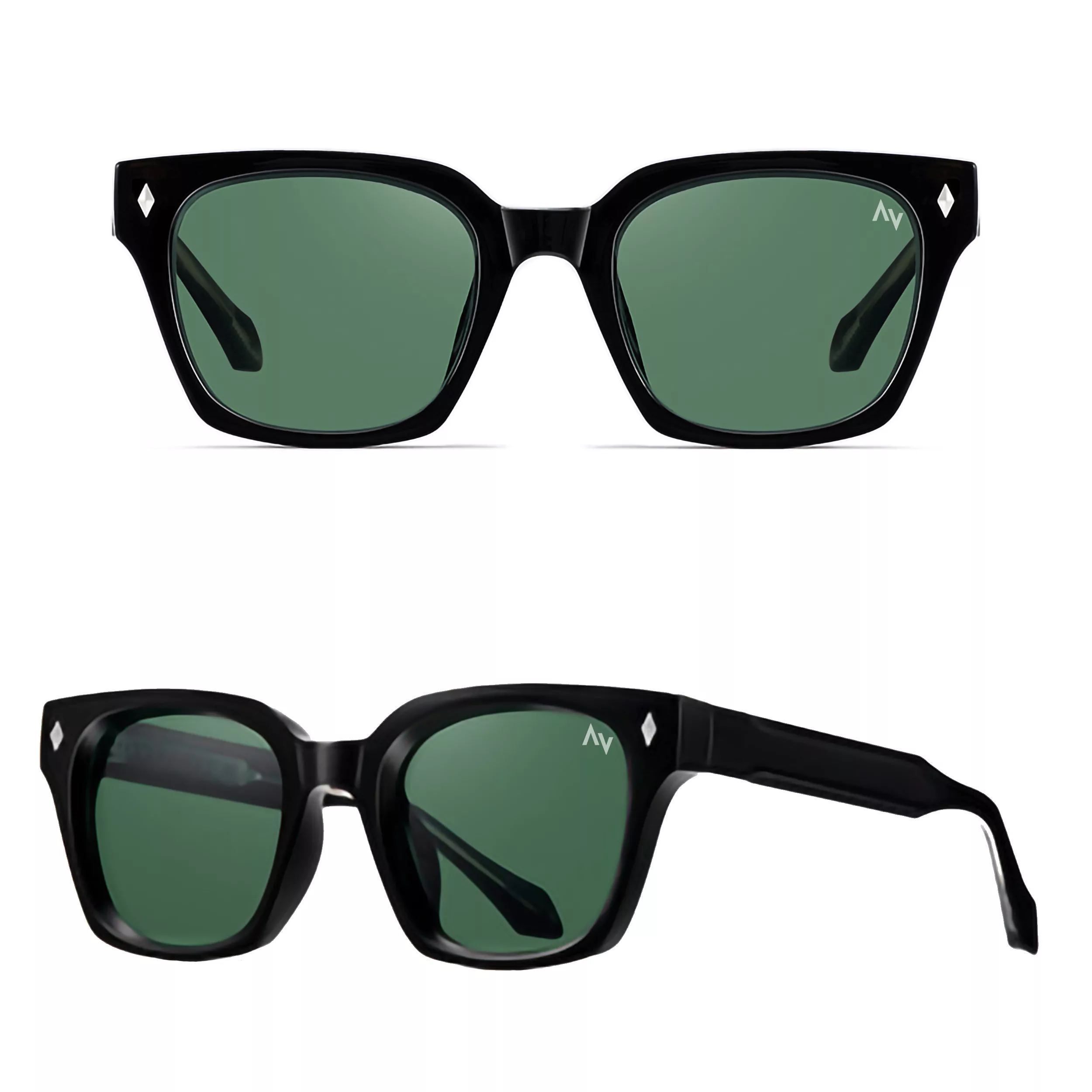 عینک آفتابی ویفرر (Wayfarer) آلبرت وگ مدل SZ8104 Obsidian