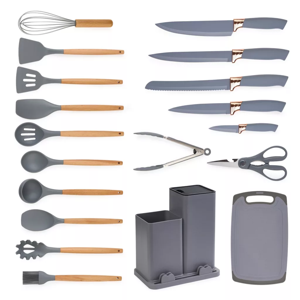 سرویس کفگیر و ملاقه 19 پارچه کیچن ست کد 59