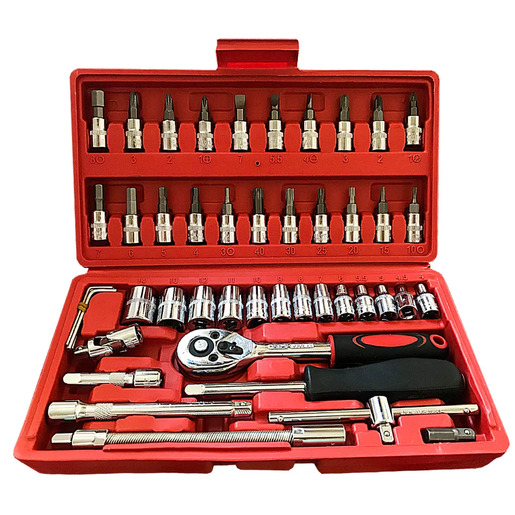 مجموعه 46 عددی آچار و سری بکس ایکس راین کد XRN07