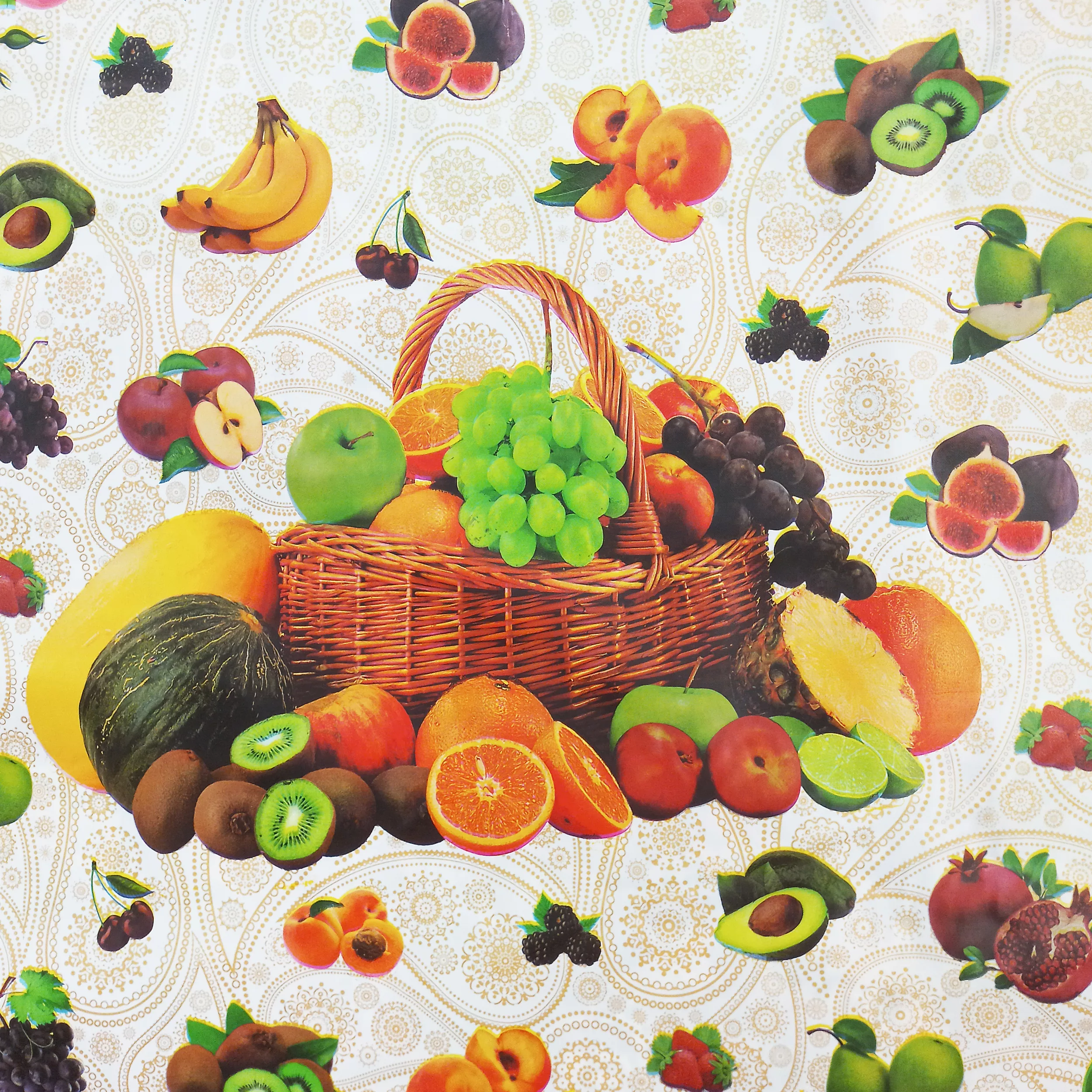 سفره 6 نفره طرح سبد میوه کد 001