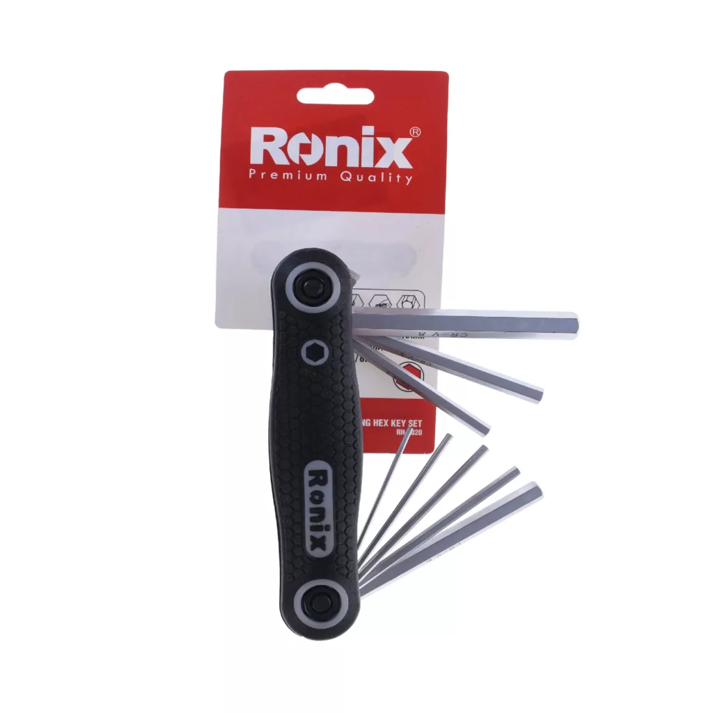 مجموعه 8 عددی آچار آلن تاشو رونیکس مدل RXH-2020