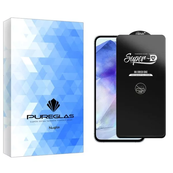 محافظ صفحه نمایش پیور گلس مدل NueGlas SuperD_ESD مناسب برای گوشی موبایل سامسونگ Galaxy A55