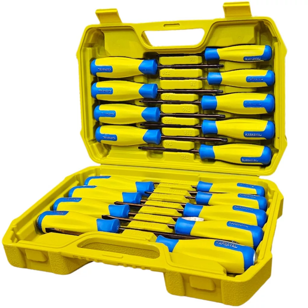 پیچ گوشتی كارناوال مدل 1881 بسته 18 عددی