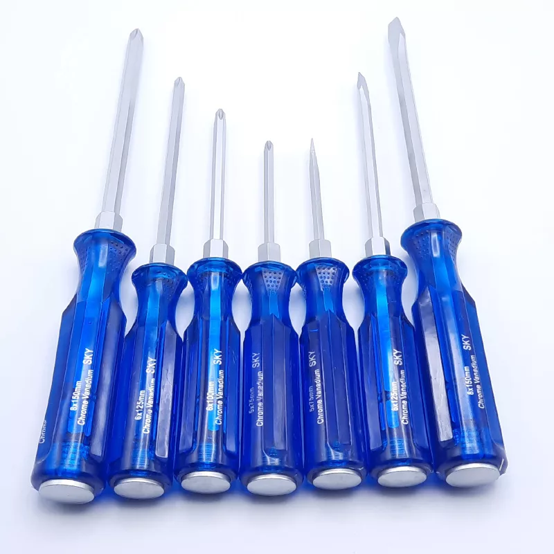 پیچ گوشتی ضربه خور  اسکای مدل 7cs بسته 7 عددی