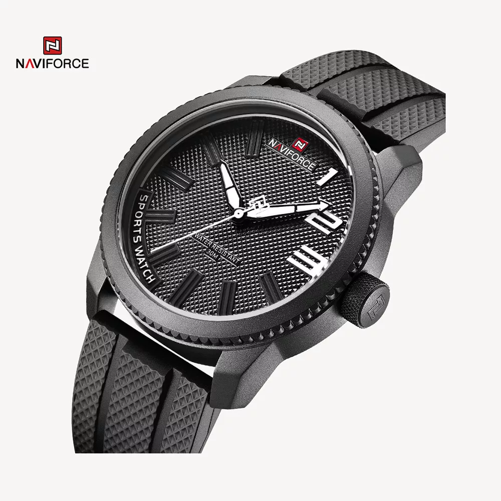 ساعت مچی عقربه‌ای مردانه نیوی فورس مدل NF9202BWB