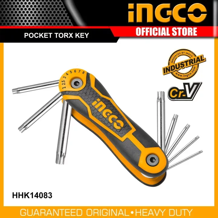 آچار آلن ستاره ای اینکو مدل HHK-14083  مجموعه 8 عددی