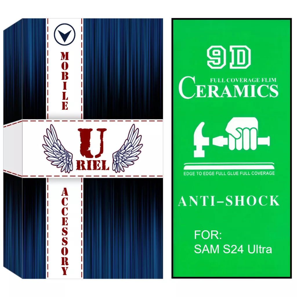 محافظ صفحه نمایش سرامیکی یوریل مدل UCR-S مناسب برای گوشی موبایل سامسونگ Galaxy S24 Ultra