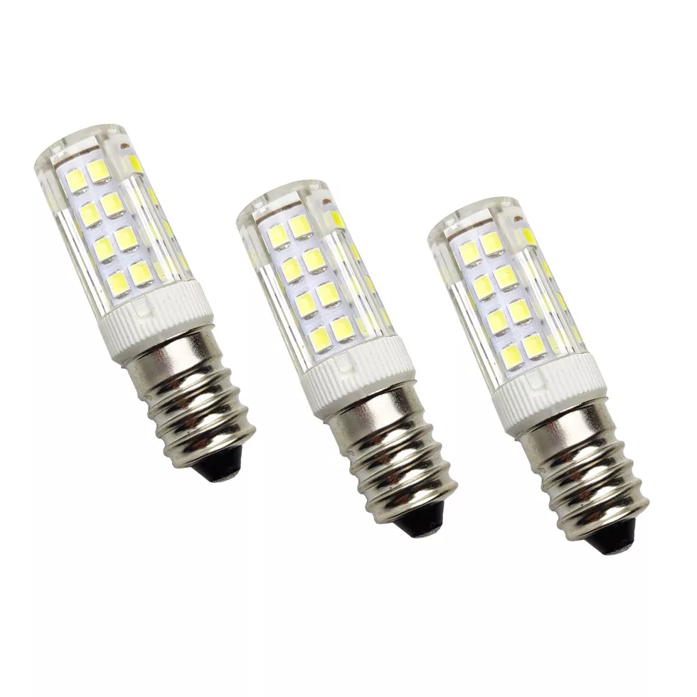 لامپ بلالی 5 وات  ای جی ان مدل 220v پایه E14 بسته 3 عددی