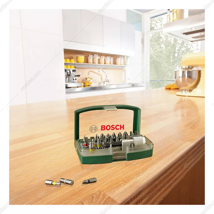 سری پیچ گوشتی شارژی بوش مدل 32tlg بسته 32 عددی