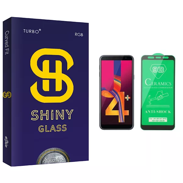 محافظ صفحه نمایش سرامیکی آتوچبو مدل Shiny Glass مناسب برای گوشی موبایل سامسونگ Galaxy J4 Plus