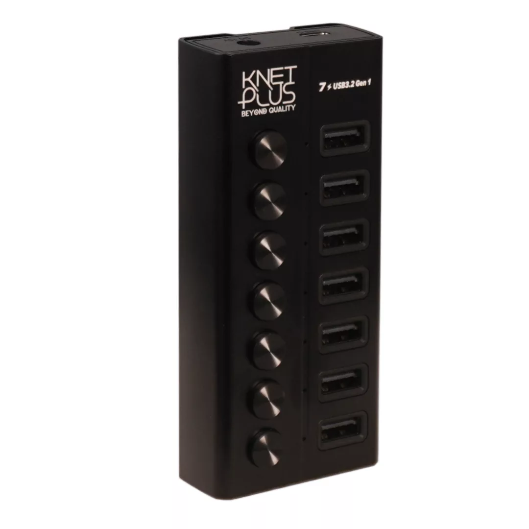 هاب 7 پورت USB 3.2 کی نت پلاس مدل KP-HA17 هاب 7 پورت USB 3.2 کی نت پلاس مدل KP-HA17