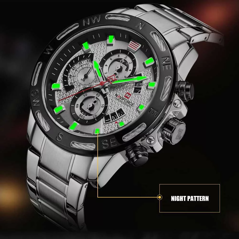 ساعت مچی عقربه‌ای کوارتز مردانه نیوی فورس مدل 9165M