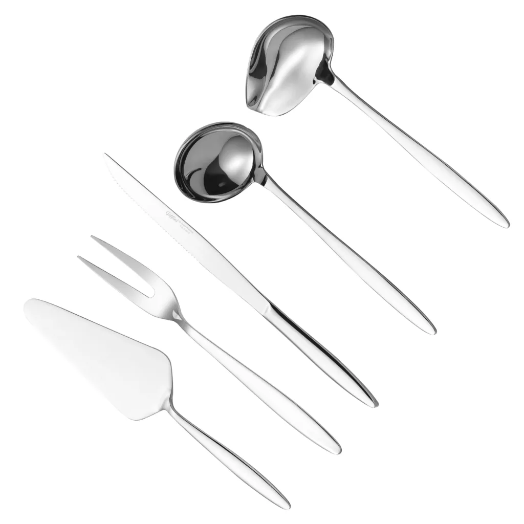 سرویس کفگیر و ملاقه 5 پارچه جی فی نی مدل 09