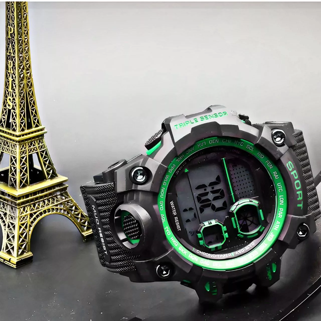 ساعت مچی دیجیتال مردانه مدل تک زمانه01