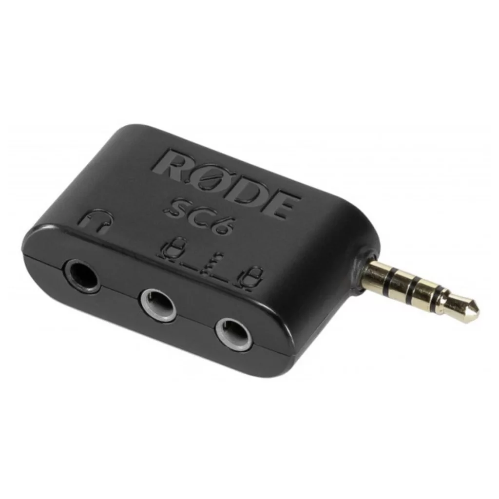 مبدل صوتی رود مدل SC6 با درگاه اتصال جک 3.5 میلی‌متری