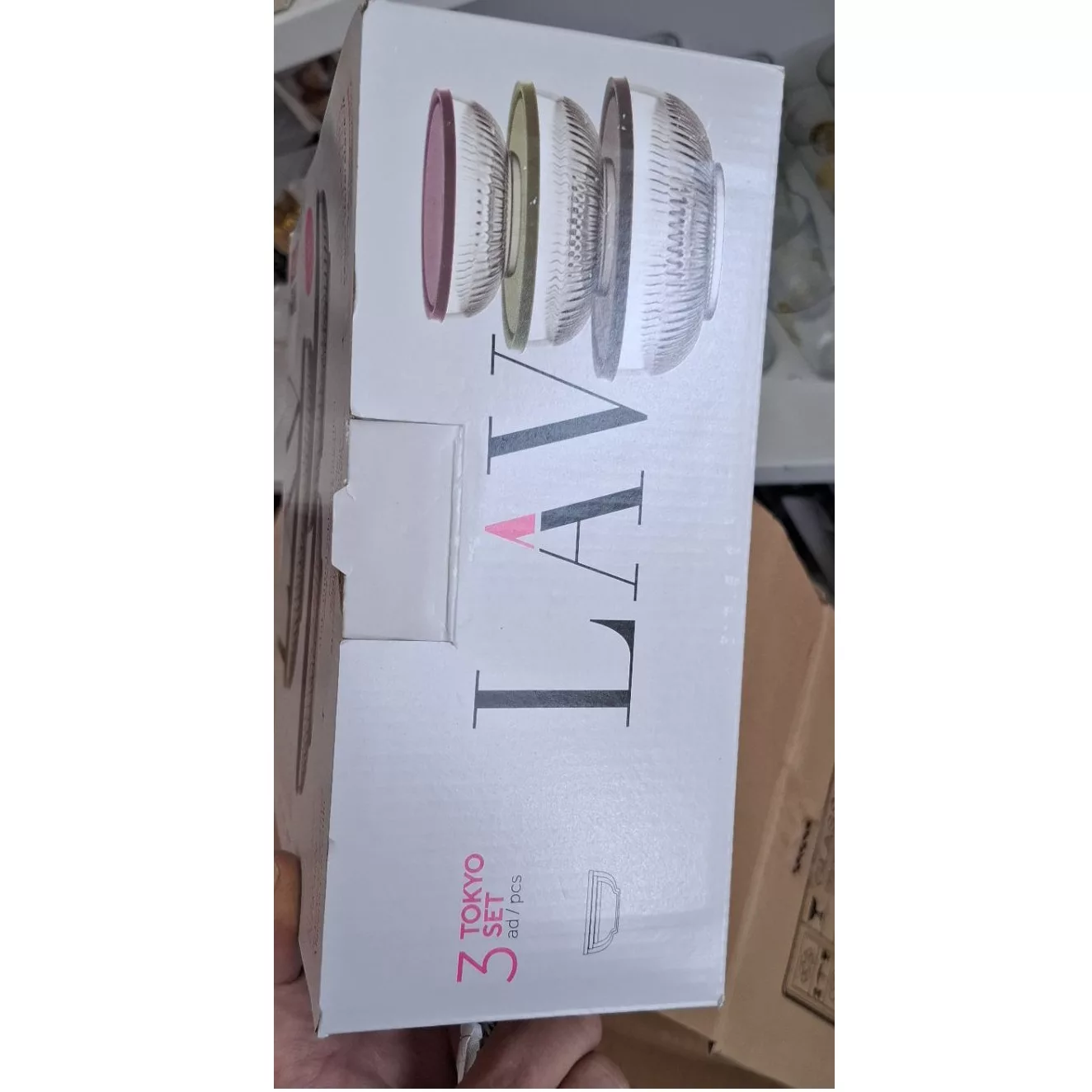 ظرف نگهدارنده لاو طرح توکیو کد 287-295-TOK 282 بسته سه عددی