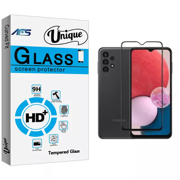 محافظ صفحه نمایش شیشه ای ای اف اس مدل Unique  مناسب برای گوشی موبایل سامسونگ Galaxy A13 4G
