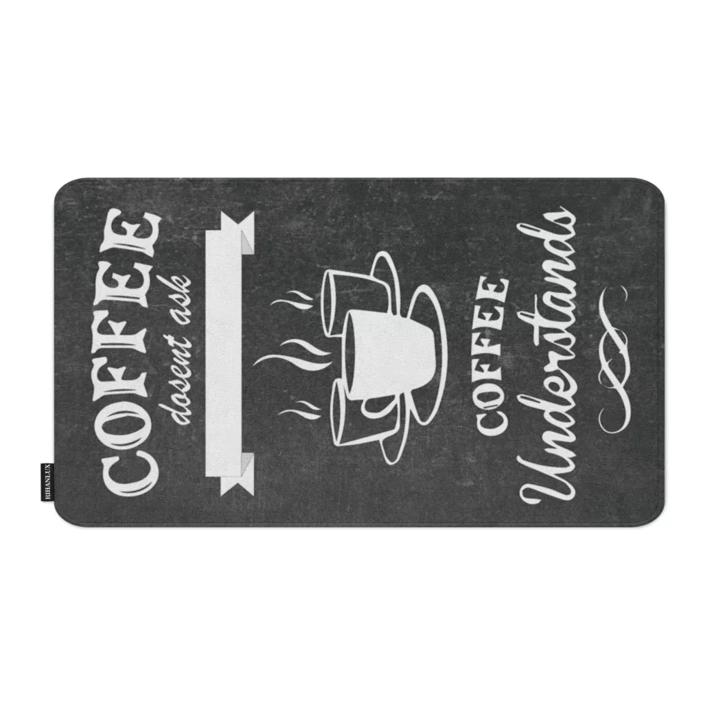 پادری ریحانلوکس مدل مستطیل طرح قهوه آشپزخانه مدل PADARI-A22 سایز 70×50 سانتی‌متر مناسب برای فضای داخلی