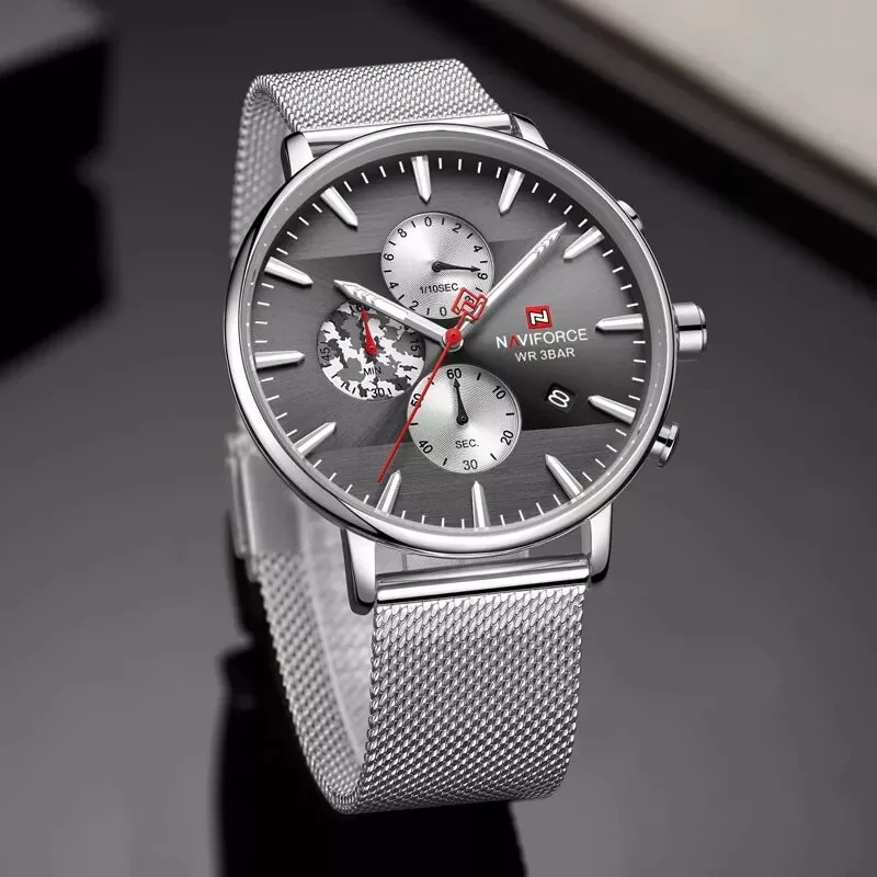 ساعت مچی عقربه‌ای مردانه نیوی فورس مدل nf9169 s