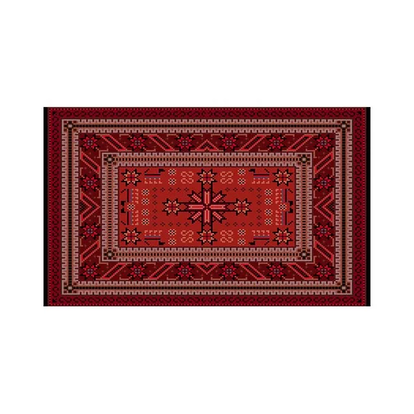 پادری مدل فرشینه سنتی کد M35M001-MR0181 سایز 76×46 سانتی متر