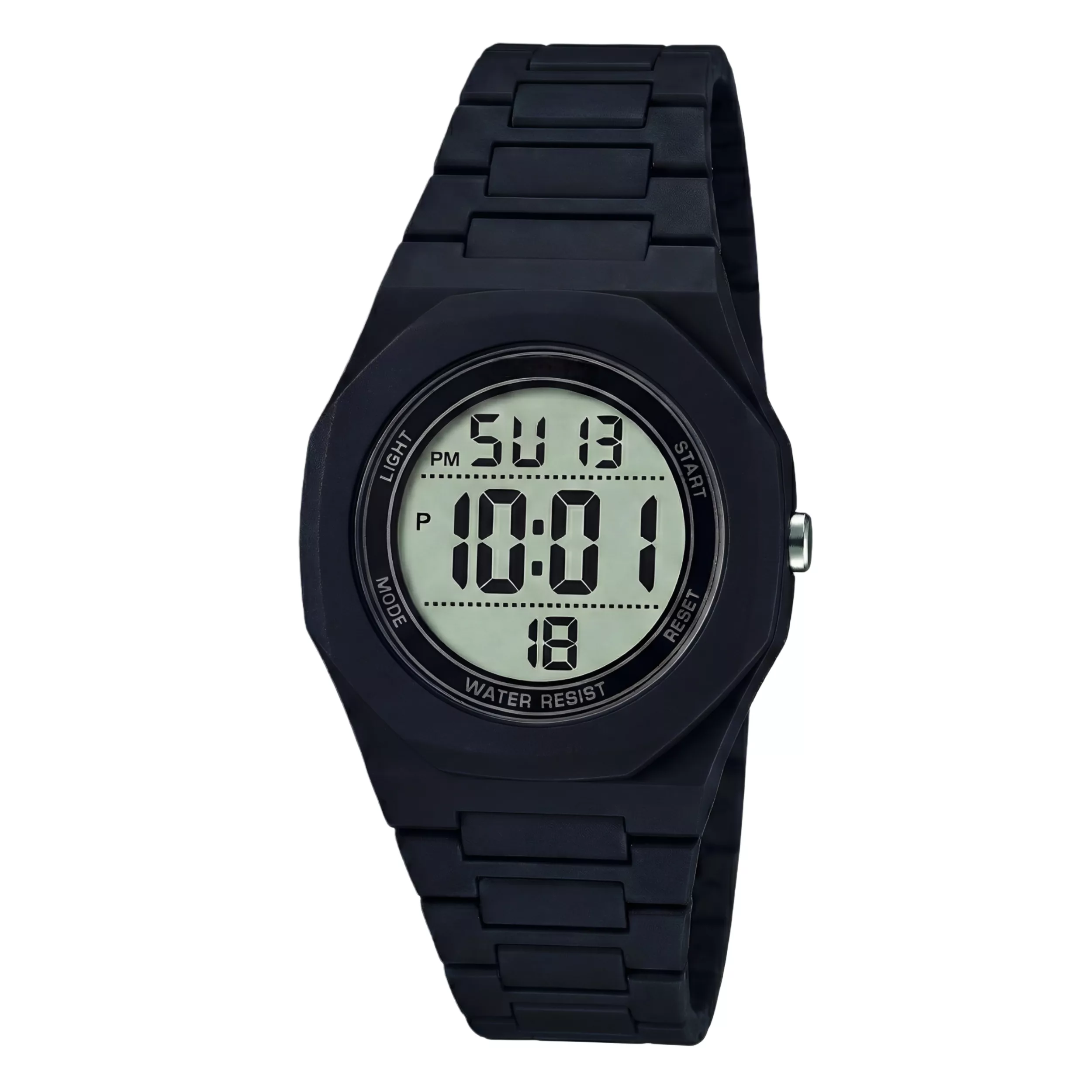 ساعت مچی دیجیتال مردانه مدل اسپرت تک زمانه بند کربنی سبک قفل مخفی کد C5