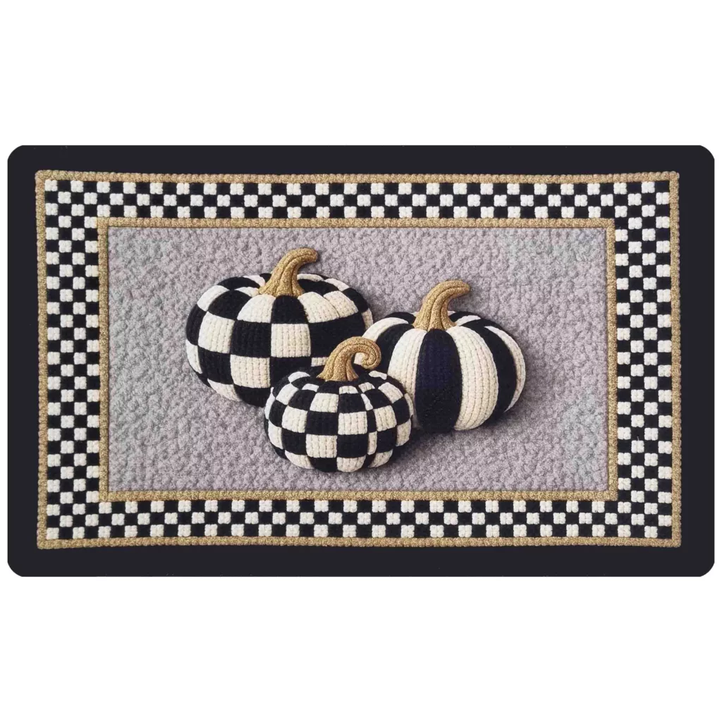 پادری مدل اسفنجی طرح ترک کد RS.116 سایز 70×50 سانتی‌متر مناسب برای فضای داخلی