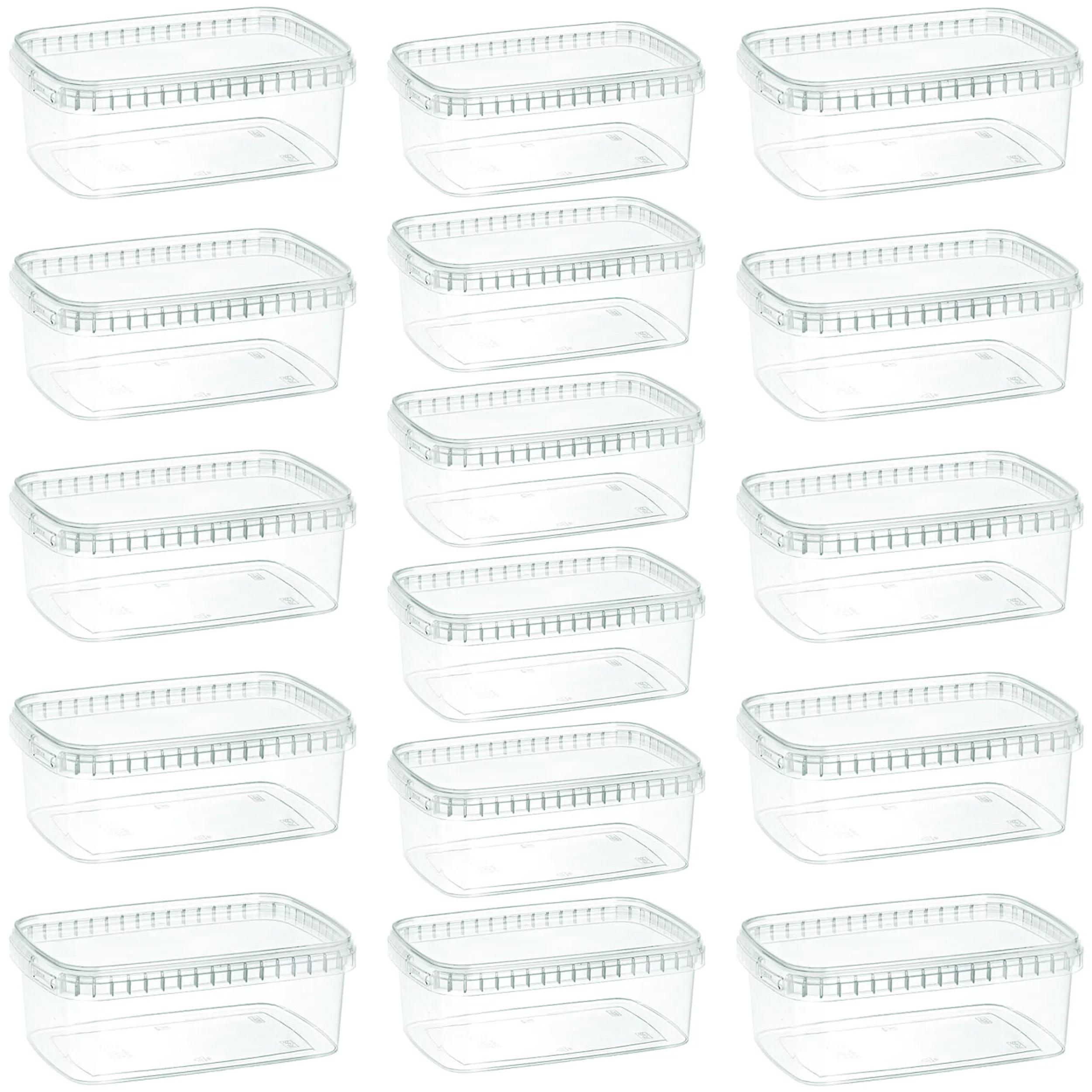 ظرف نگهدارنده طب پلاستیک مدل 1000C بسته 16 عددی