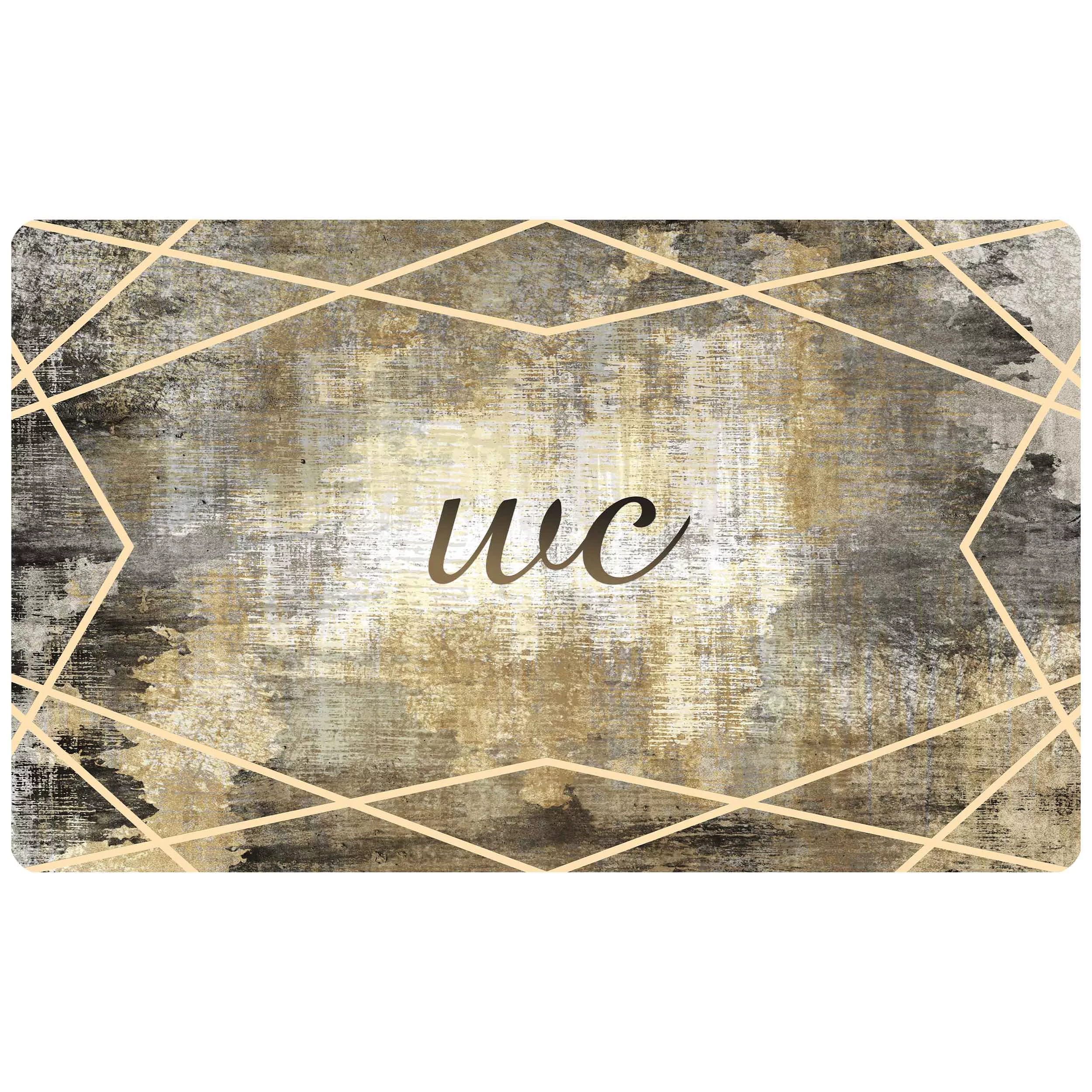 پادری مدل رویه مخمل طرح ترک کد S421 سایز 75x45 سانتی متر