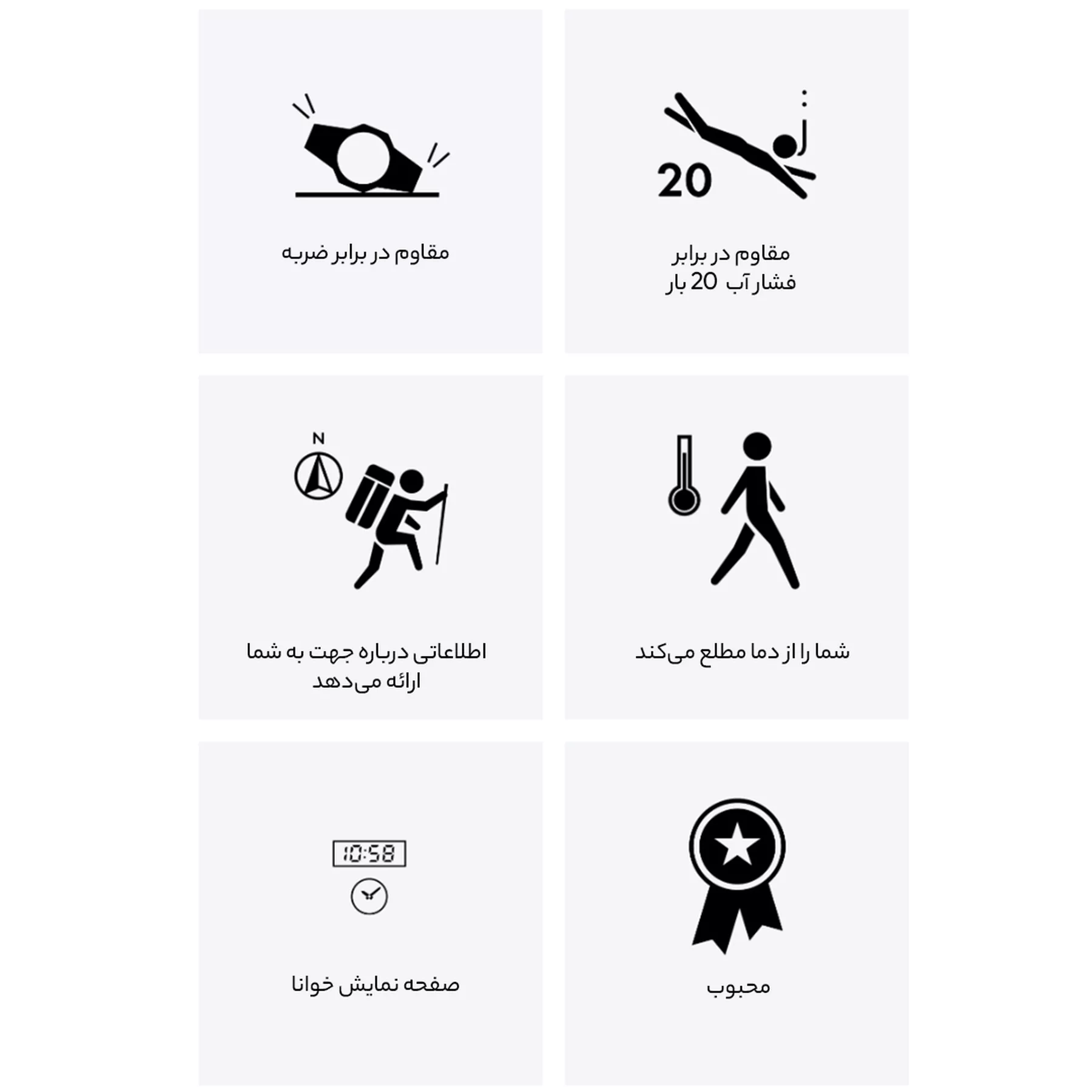 ساعت مچی عقربه ای مردانه کاسیو مدل جی شاک کد GA-1000-4A