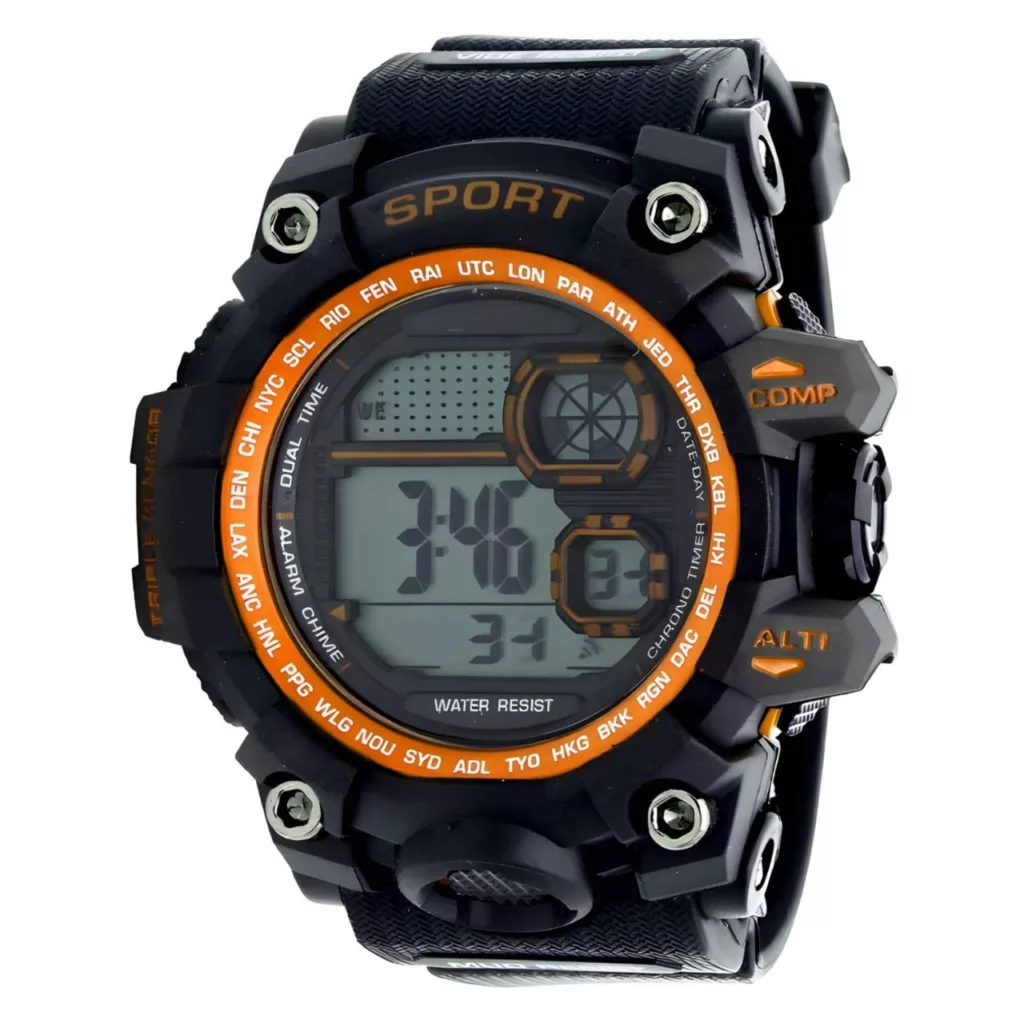 ساعت مچی دیجیتال مردانه مدل تک زمانه05