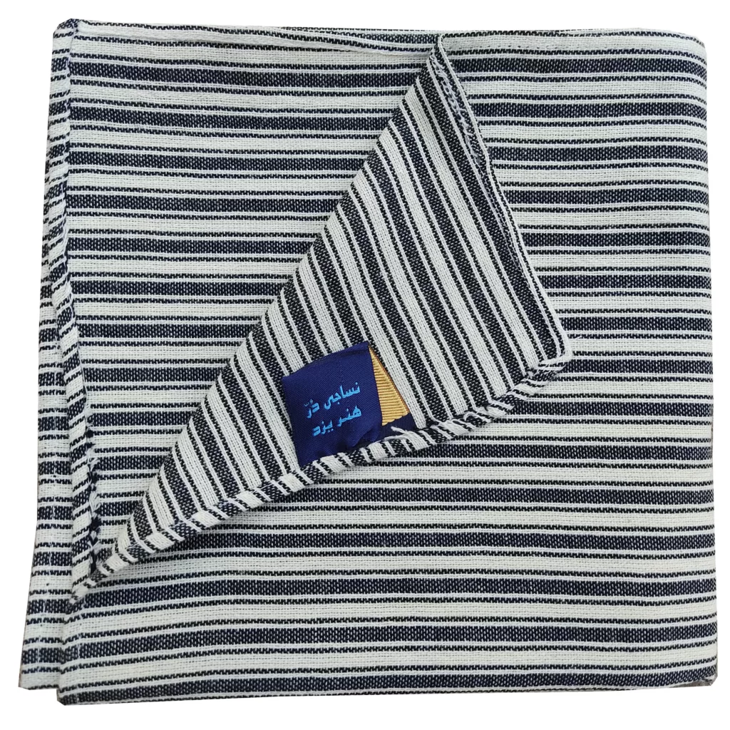 سفره 4 نفره نساجی دُر هنر یزد مدل راه راه کد 11