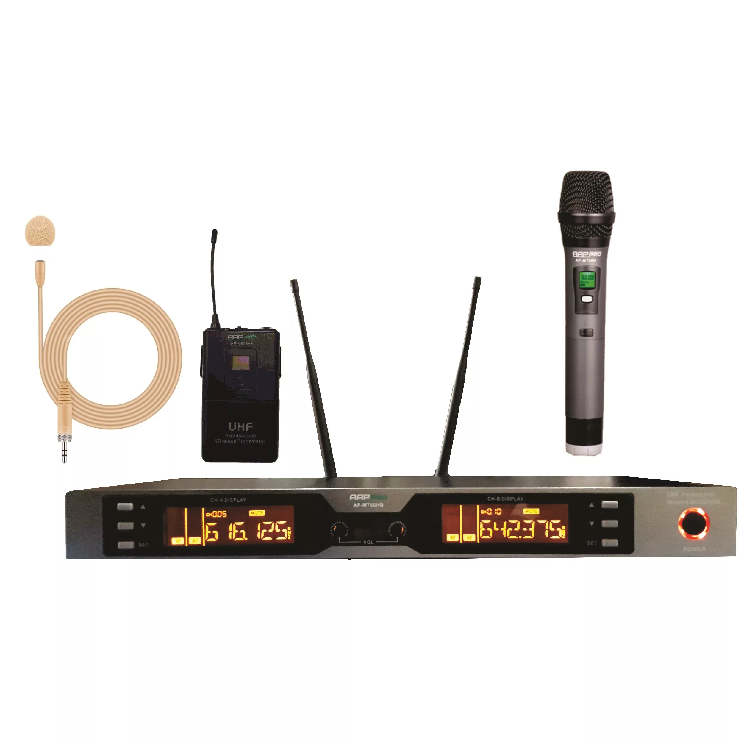 ست میکروفن بیسیم مدل AAPPRO AP-M700HB