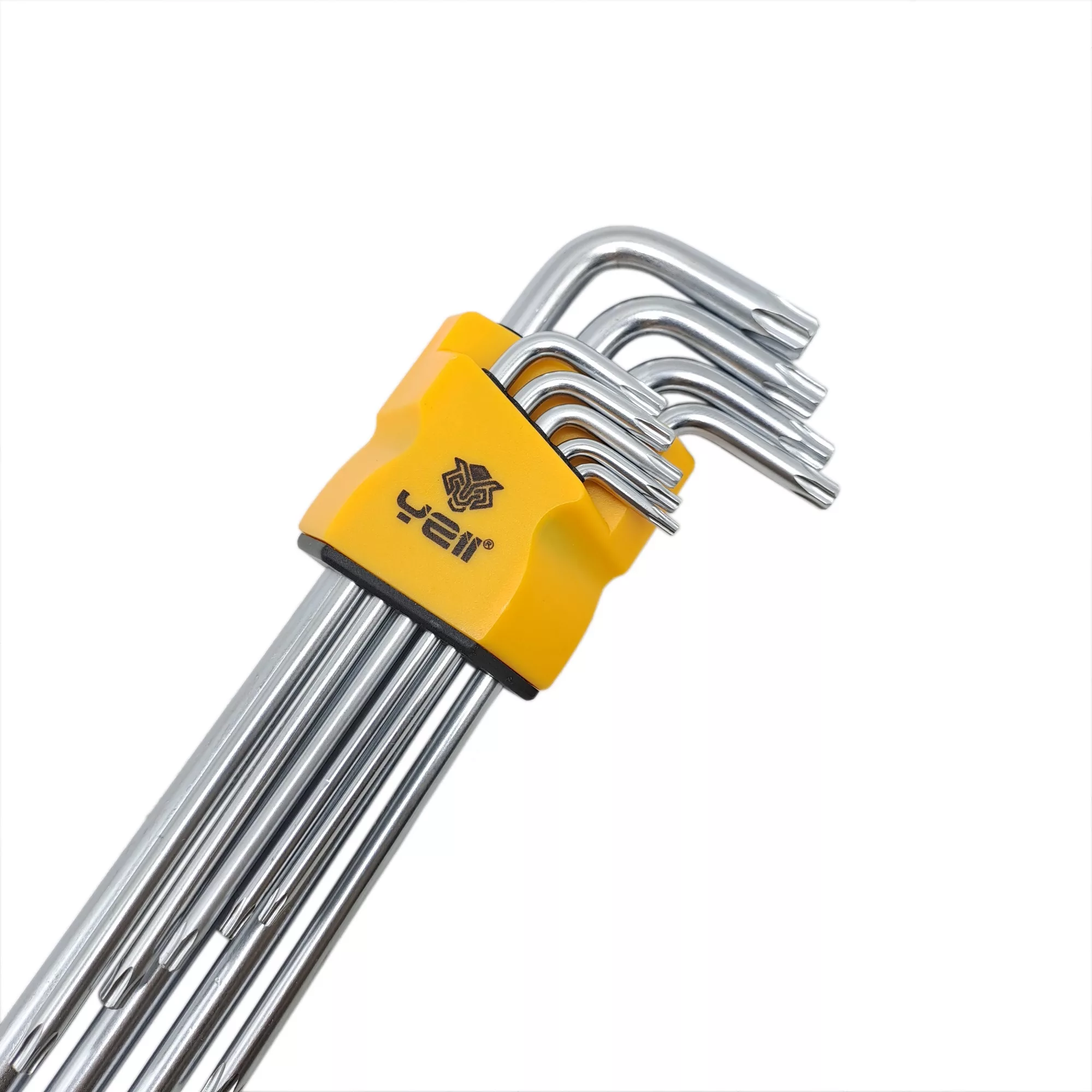 آچار آلن ستاره ای یلو مدل YE _ 5093  مجموعه 9 عددی