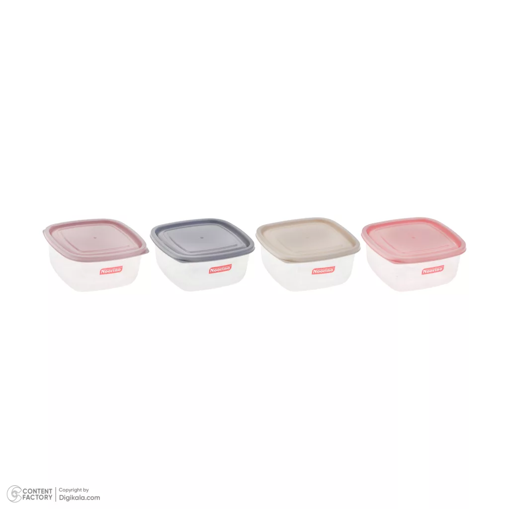 ظرف نگهدارنده نورینو مدل رامان کد 015 مجموعه 4 عددی