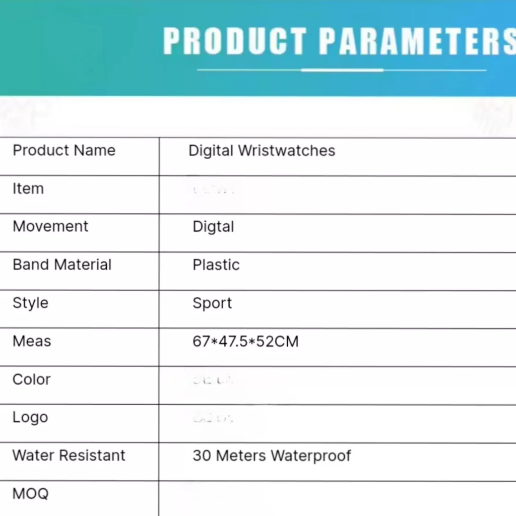ساعت مچی دیجیتال مدل تک زمانه کرنومتر دار کد 1