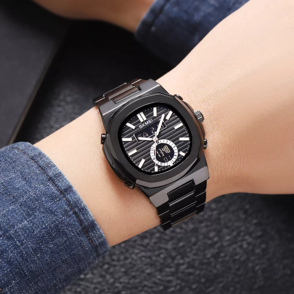 ساعت مچی عقربه‌ای کوارتز مردانه اسکمی مدل 2279-blk-1