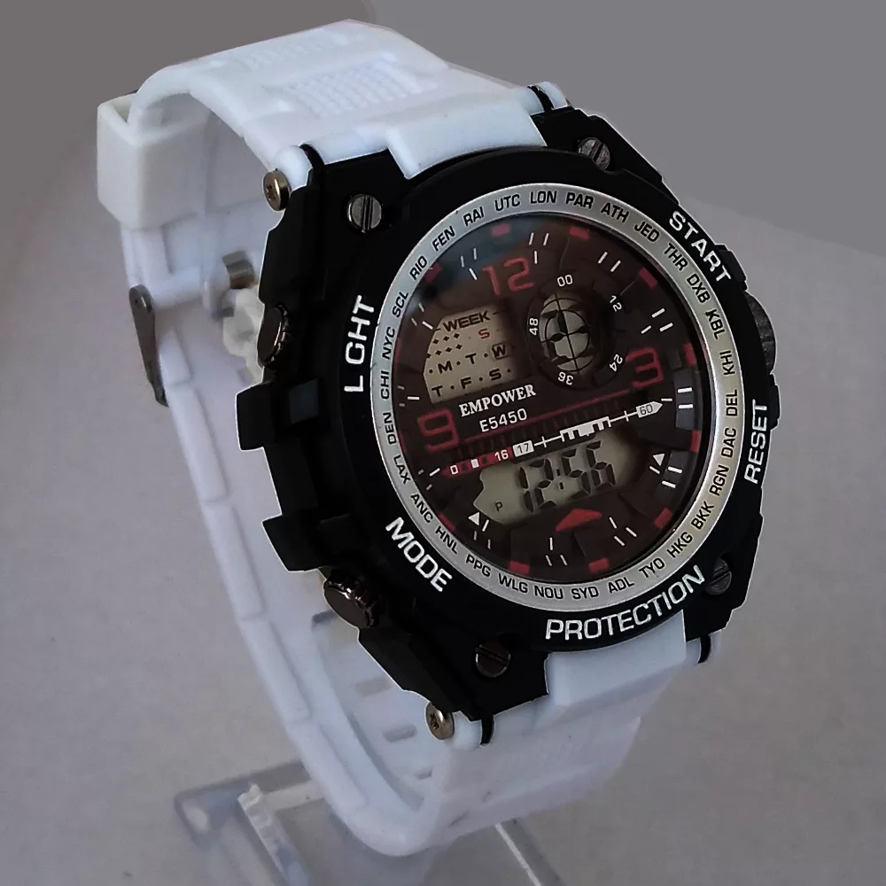ساعت مچی دیجیتال مردانه مدل ضدآب کرنومتردار تاریخ شمار اسپرت کد 0.5